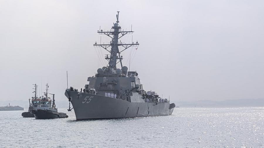 USS Stout号完成为期三天的阿加迪尔港口访问，突显摩洛哥与美国的海洋合作