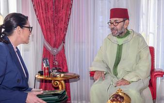 SM le Roi reçoit Fatima Ezzahra El Mansouri, chargée de former le nouveau gouvernement