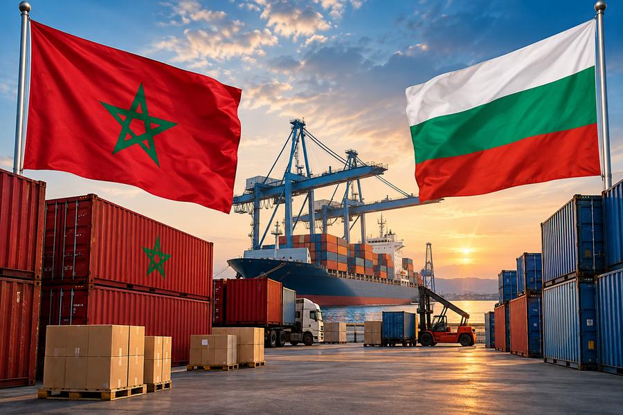 Maroc-Bulgarie : les échanges commerciaux reculent de 14,1 % en 2026