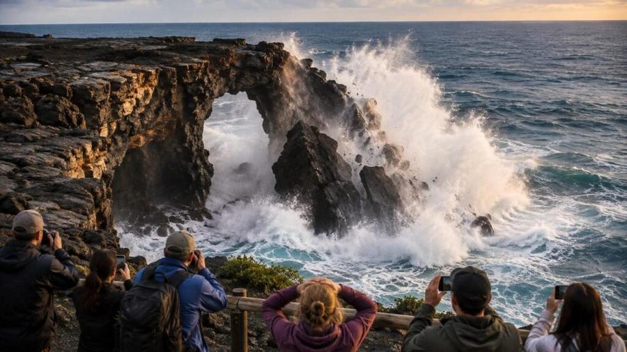 Hawaï : l’arche marine d’Hōlei s’effondre après 550 ans