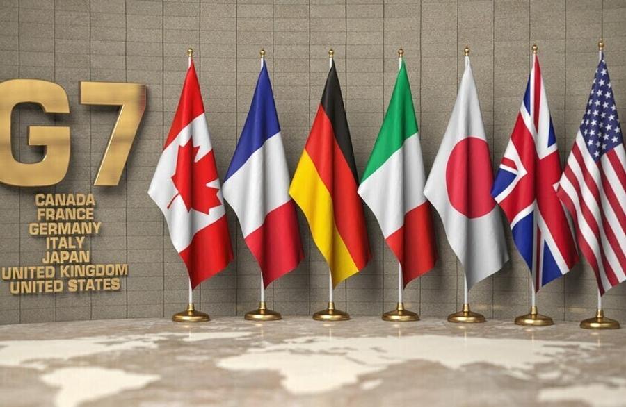 De G7 roept op tot heropening van de Straat van Hormuz