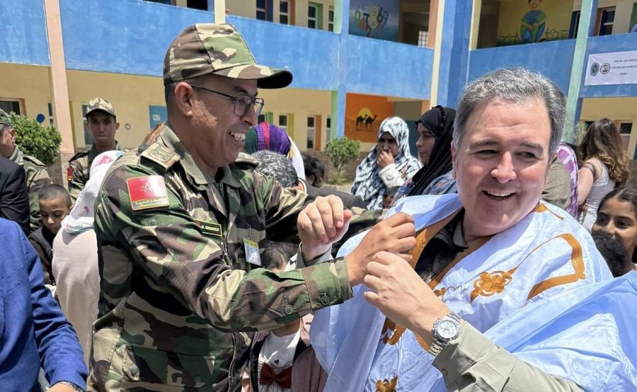 السفير الأمريكي يناقش مع رئيس بعثة «مينورسو» عنف البوليساريو