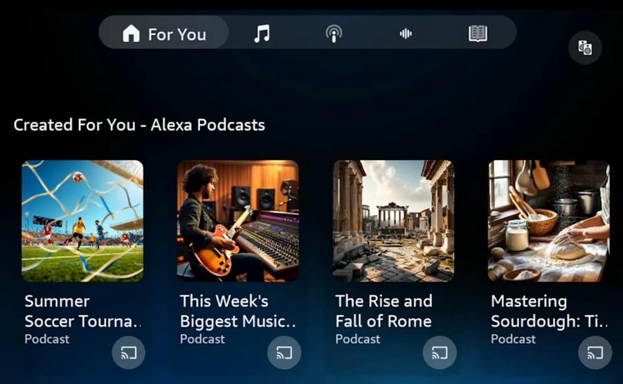 Amazon launches AI podcasts on demand with Alexa Plus