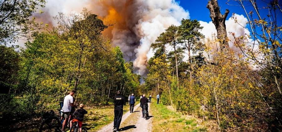 Major wildfire near Dutch military training ground brought under control