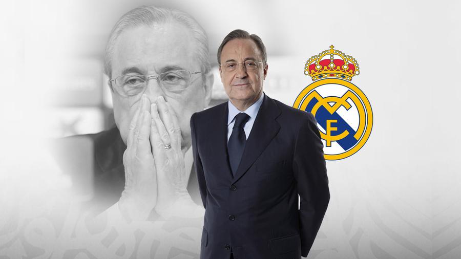الأمن ينقذ رئيس ريال مدريد من غضب جمهور البرنابيو