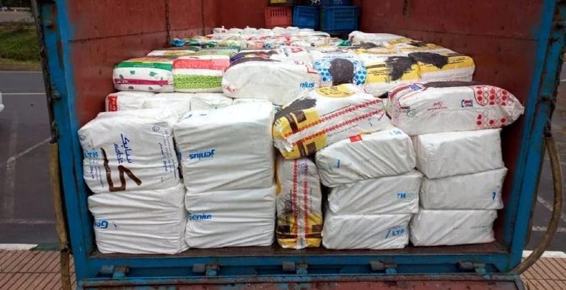 "الديوانة" تحجز 398 طنا من "الميكا"