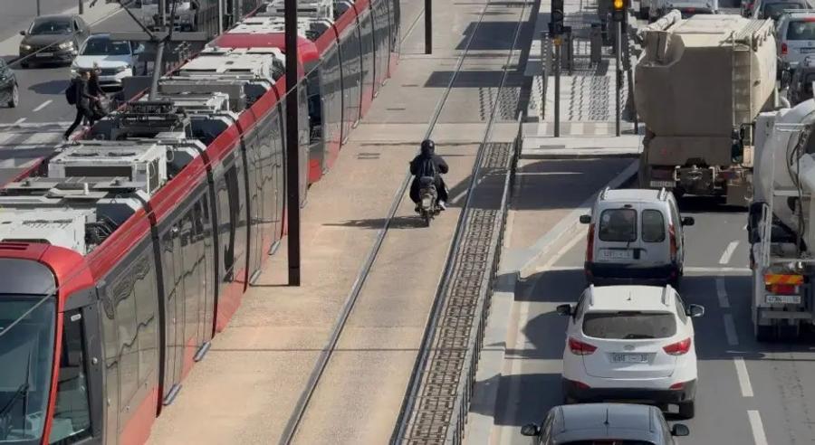 لفتيت....427 حادثة مرتبطة بدراجات نارية فوق سكك الترامواي