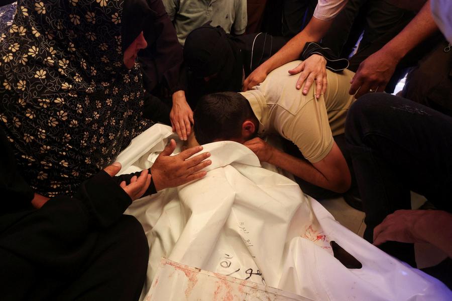 Five killed in Israeli strike in central Gaza Strip
