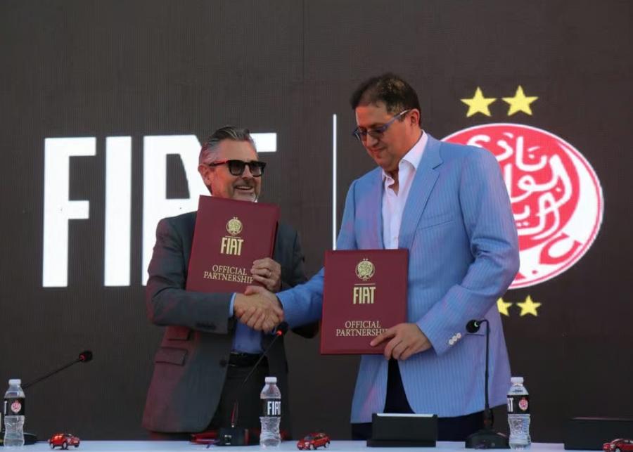 FIAT Maroc signs major sponsorship deal with Wydad Athletic Club