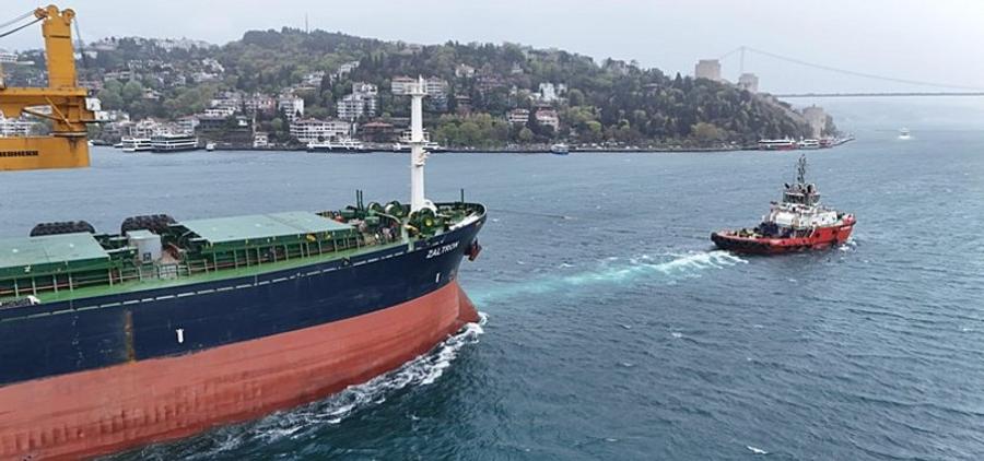 Interrupción del tráfico marítimo en el estrecho de Estambul