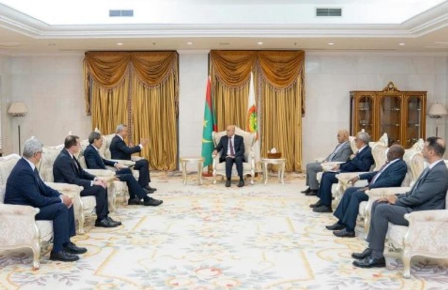 زيدان في ضيافة رئيس موريتانيا