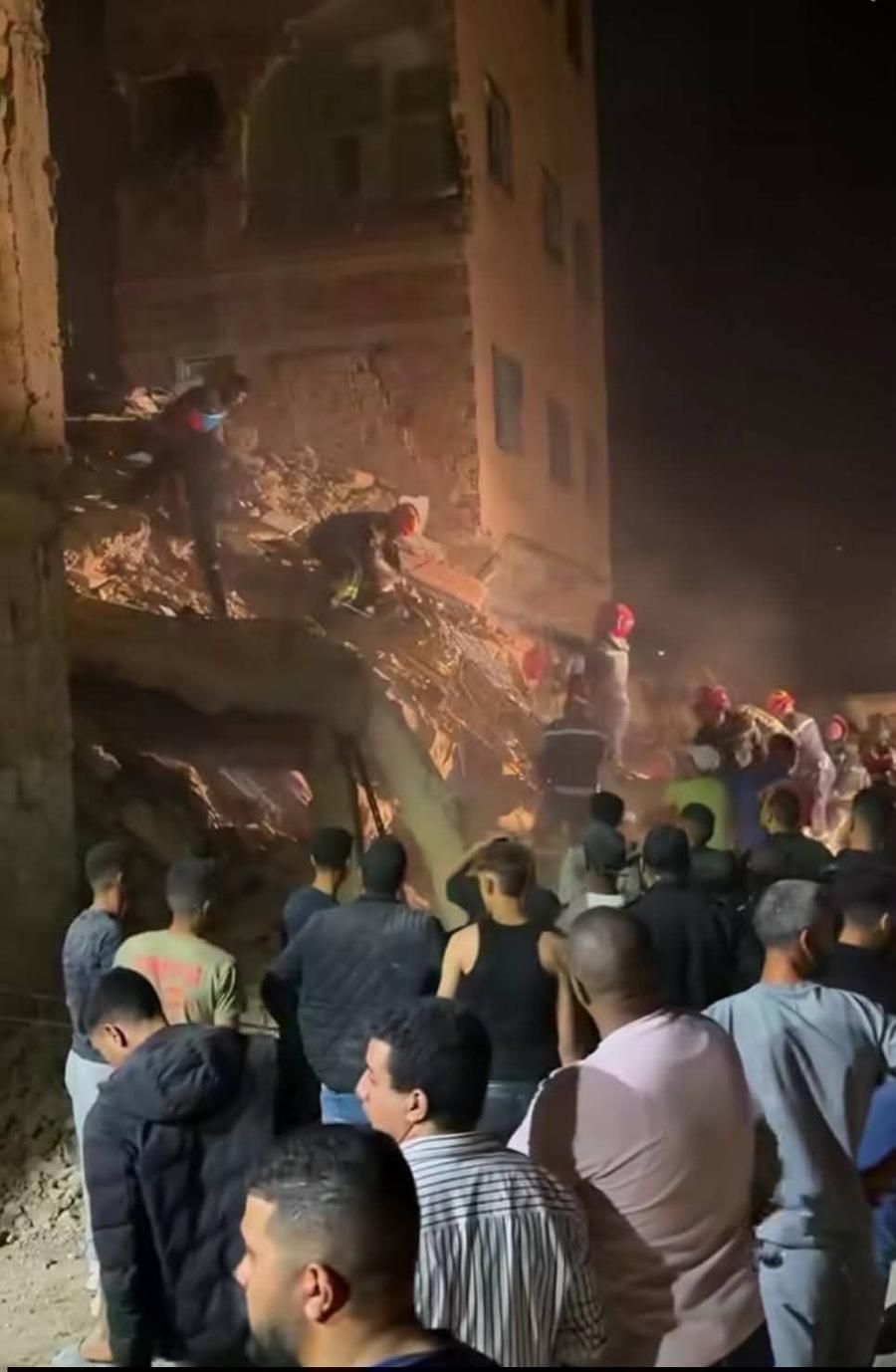 فاجعة بفاس...انهيار عمارة سكنية من 5 طوابق