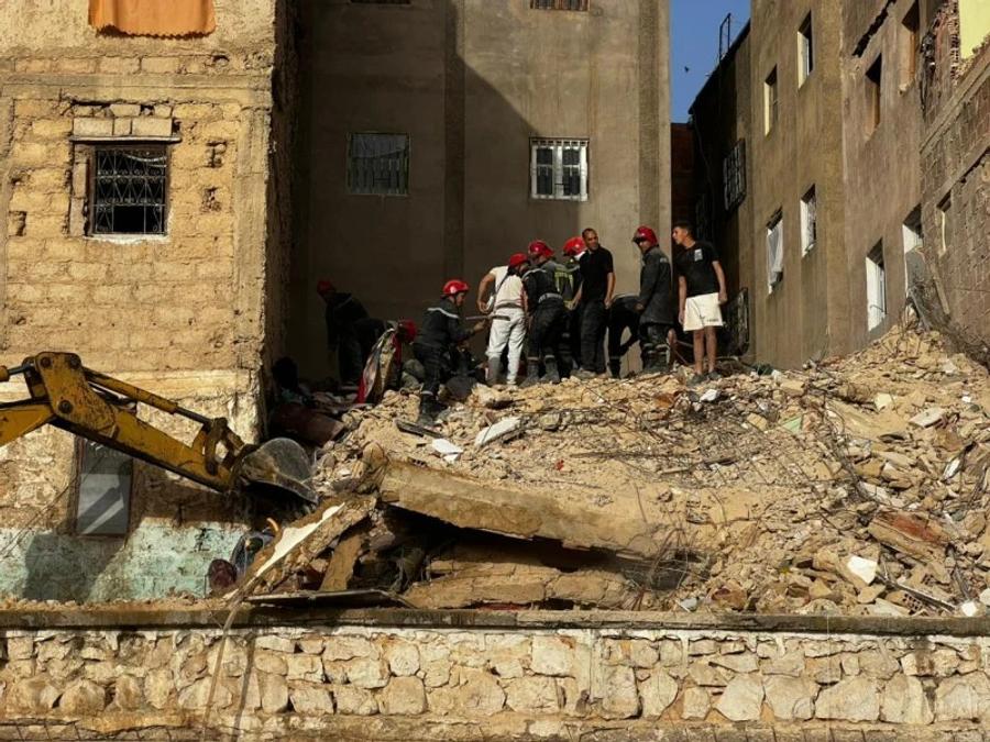 النيابة العامة تحقق في انهيار عمارة فاس