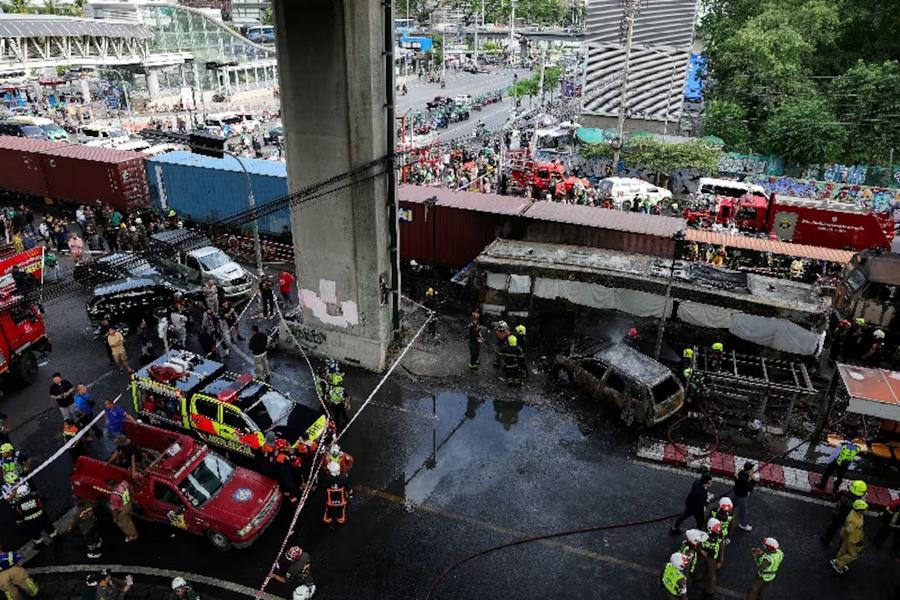 Train driver charged after deadly rail crossing crash in Bangkok