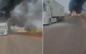 Mali convoy attacks escalate as Moroccan trucks burned by armed group