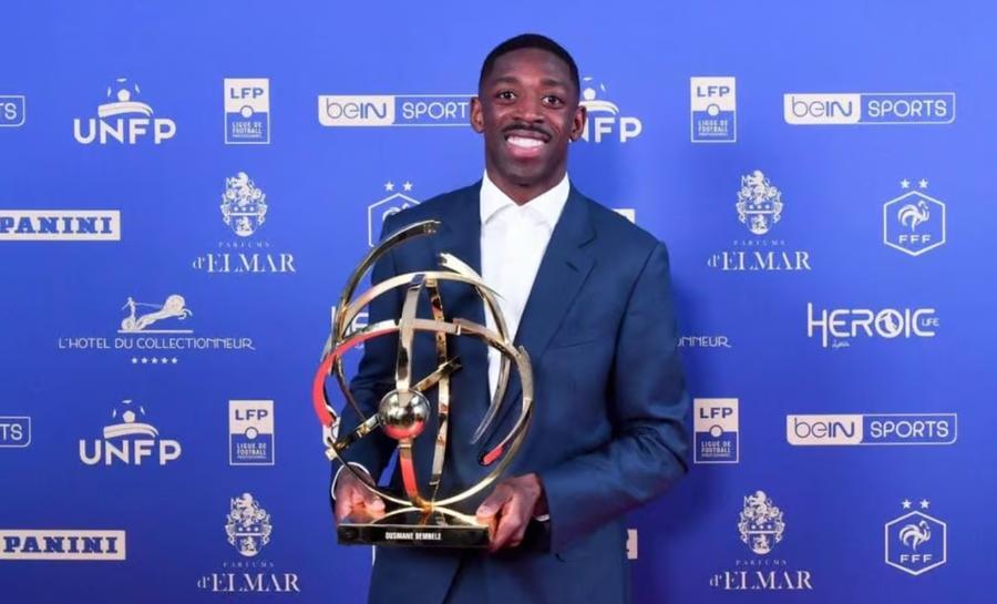 Dembélé retains Ligue 1 player award after strong PSG season