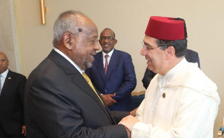بوريطة يمثل جلالة الملك في مراسم تنصيب رئيس جيبوتي