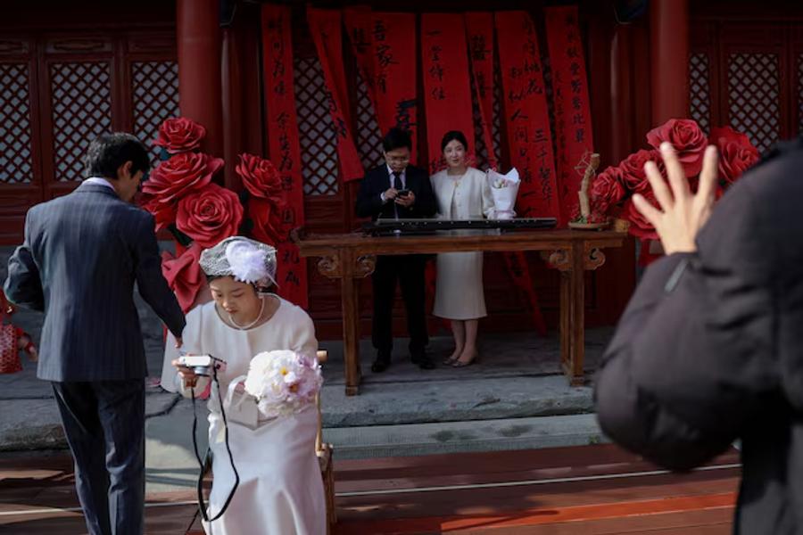 China’s marriage registrations fall to decade low, raising demographic concerns
