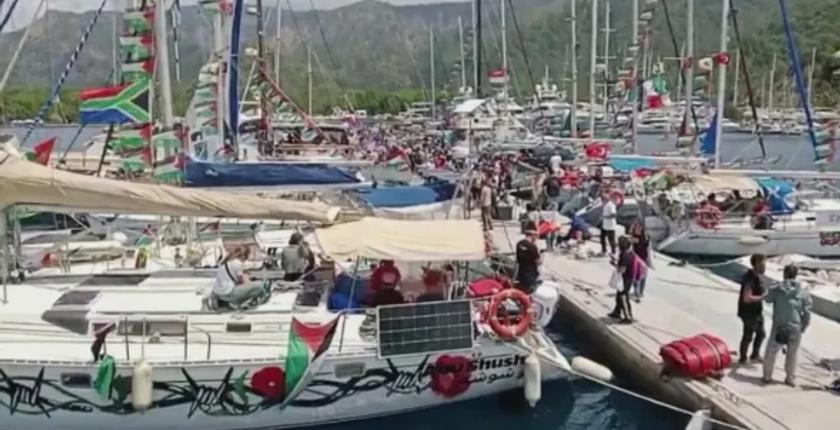 “Direniş Filosu” Kapsamında 54 Gemi ve 500'den Fazla Aktivist Gazze'ye Doğru Yola Çıktı