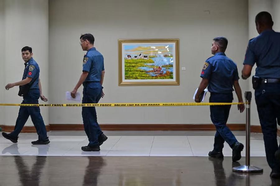 Philippines suspends Senate security chief after Senate shootout and ICC-linked escape