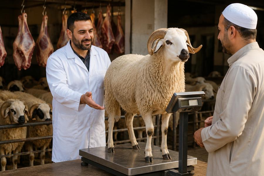 هل يجوز شراء الأضحية بالكيلو؟
