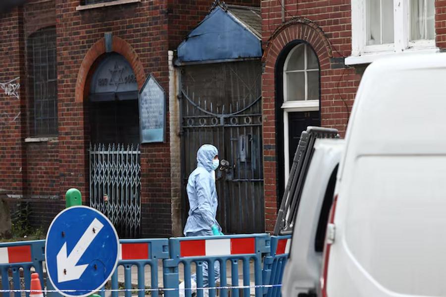 UK police charge second suspect in former synagogue arson case