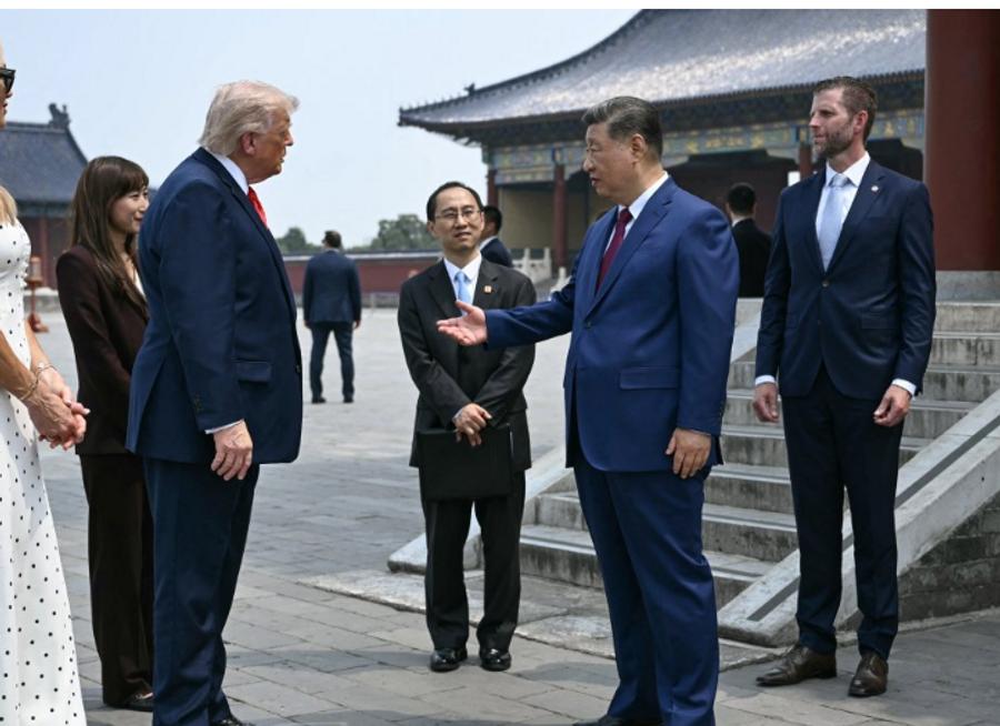 习近平在与特朗普会谈中警告美国不要处理台湾问题不当