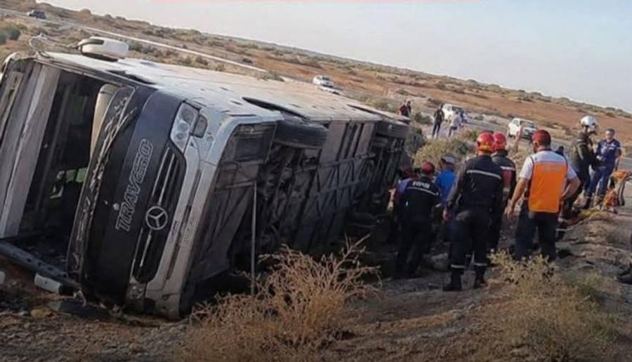 انقلاب حافلة للمسافرين يخلف 6 قتلى و31 مصابا بجرسيف
