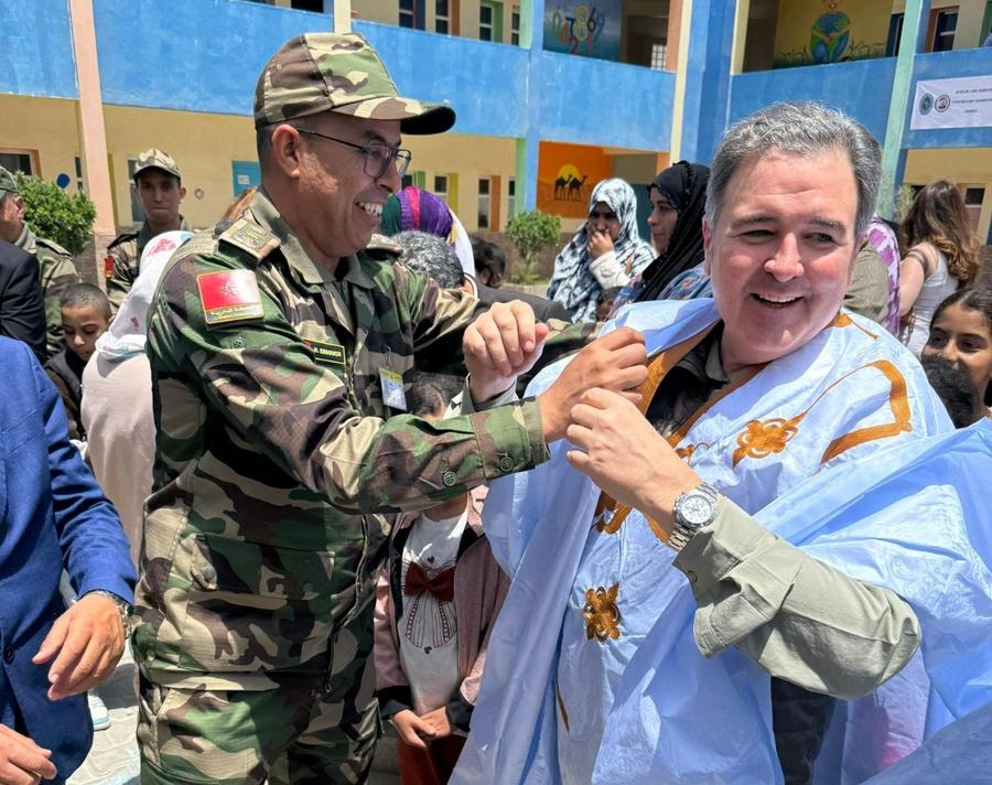 Sahara marocain : Duke Buchan met en avant les actions humanitaires d’African Lion 2026