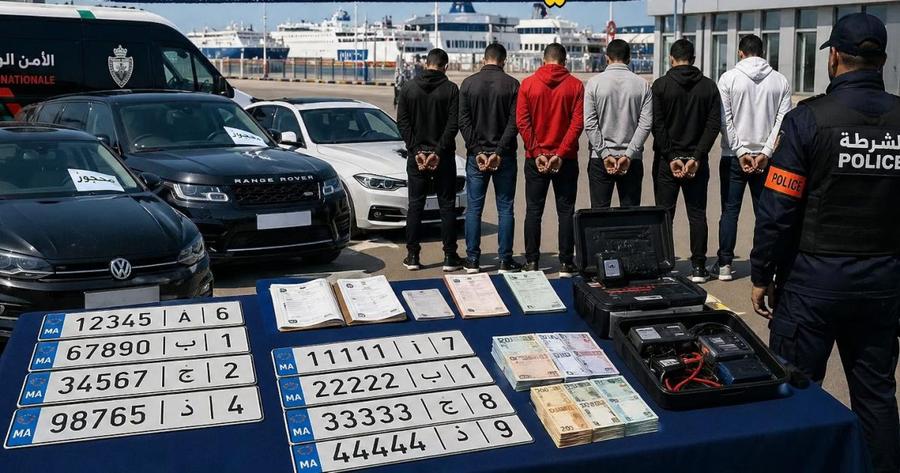 الديستي يفكك شبكة لتهريب السيارات نحو أوروبا