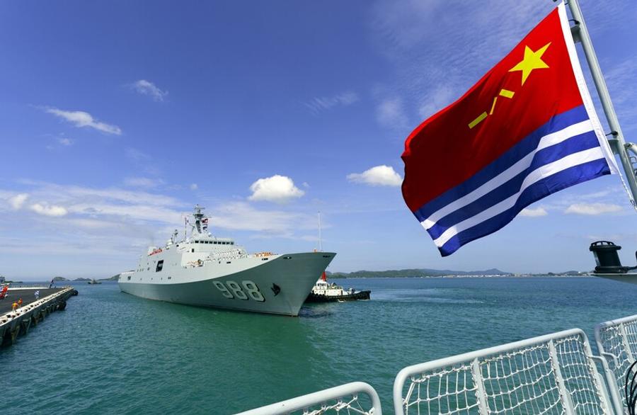 中国海军正在测试一种新型反无人机防空系统