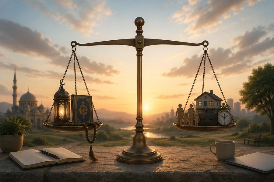 التوازن بين الدين والحياة في العصر الحديث