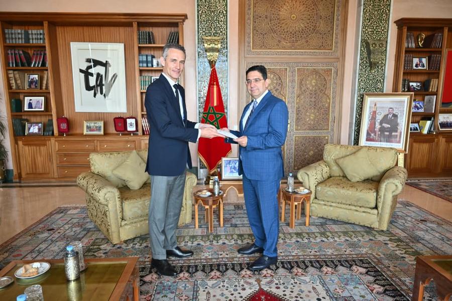Maroc-France : le nouvel ambassadeur français remet ses lettres de créance à Nasser Bourita