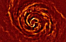 Astrónomos observan por primera vez la rotación directa de un disco protoplanetario