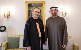SM le Roi Mohammed VI reçu par Son Altesse Cheikh Mohammed Ben Zayed Al Nahyane à Rabat