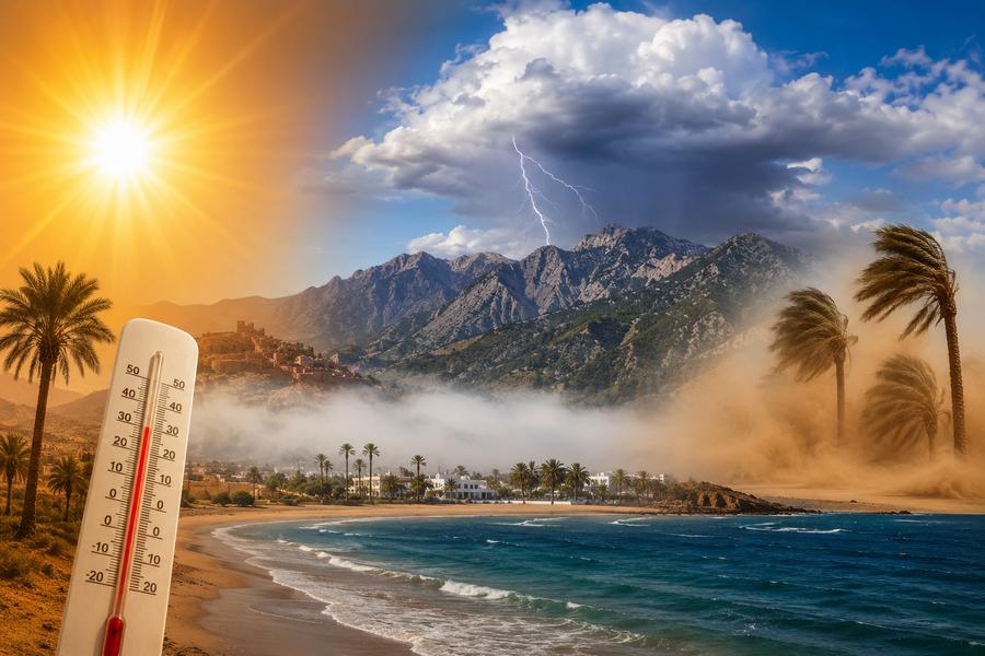 Météo au Maroc : chaleur en hausse et orages attendus sur le Moyen Atlas ce 18 juin 2026