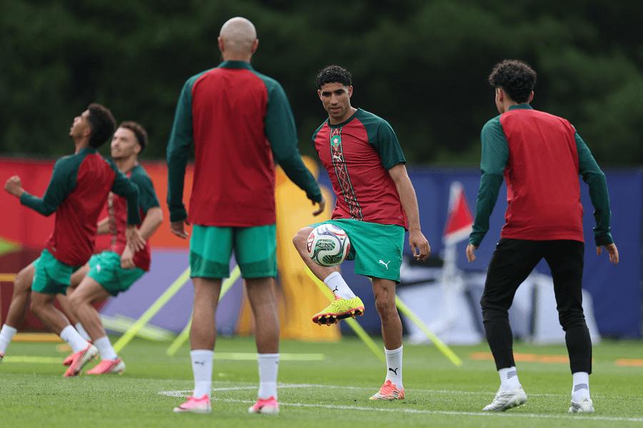 المنتخب المغربي يواصل التحضيرات في أطلانطا