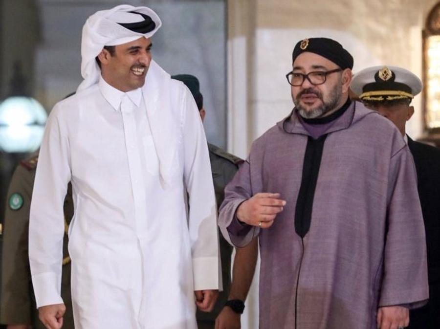 جلالة الملك يهنئ أمير دولة قطر بهذه المناسبة