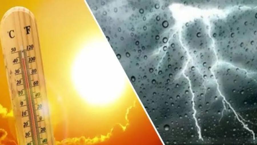 الأرصاد تحذر المواطنين من الزخات الرعدية و الحرارة المفرطة