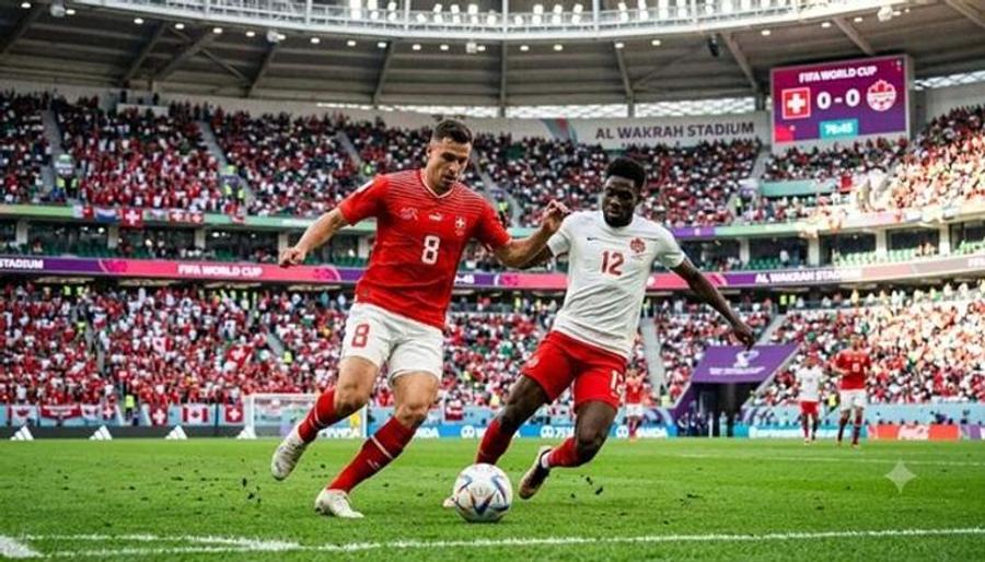 كندا تسقط أمام سويسرا  ويتأهلان إلى دور الـ 32