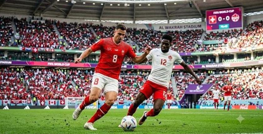 كندا تسقط أمام سويسرا  ويتأهلان إلى دور الـ 32