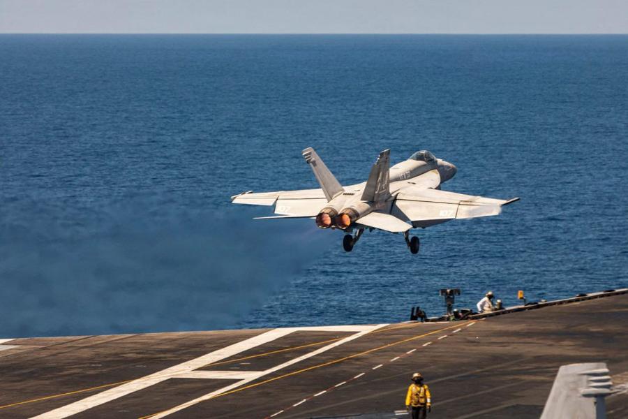 US launches new strikes on Iranian military targets after tanker drone attack