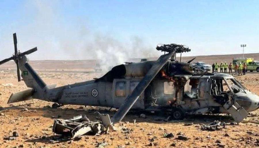 مصرع 14 سعوديا جراء تحطم مروحية