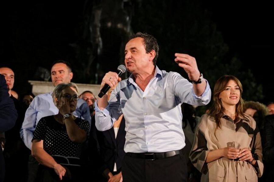 Kurti seeks political cooperation after election victory in Kosovo