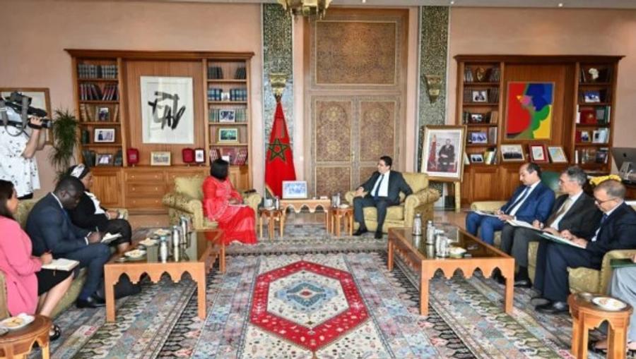 بوريطة يلتقي مفوضة الإتحاد الأفريقي للتنمية