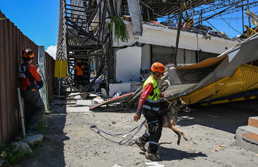 Philippines earthquake death toll rises to 37 as search efforts continue