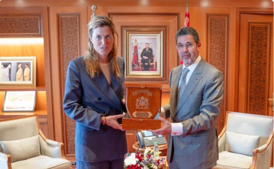 عبد النباوي يتباحث مع وزيرة العدل البلجيكية
