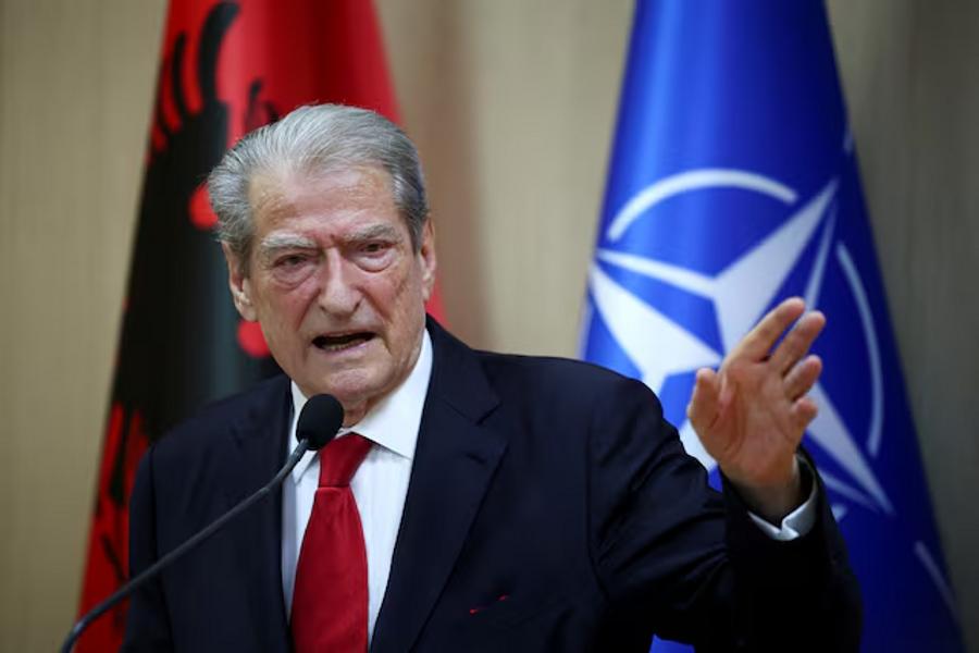Albania opposition leader berisha says US lifts entry ban on him