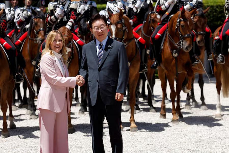 Meloni y Lee acuerdan reforzar la cooperación entre Italia y Corea del Sur en reuniones en Roma