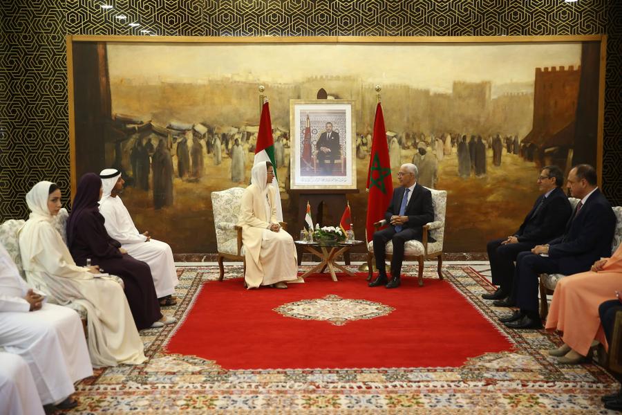 الطالبي العلمي يتباحث مع وزيرة دولة إماراتية